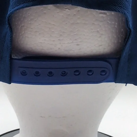 MLB| NWT Vintage Blue Los Angeles Dodgers Sports Cap Snap Back Grey Brim - Picture 5 of 12